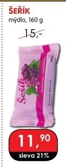 Tuhé mýdlo Šeřík