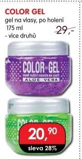 Gel na vlasy Color gel