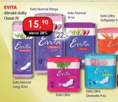 Vložky dámské slipové Evita