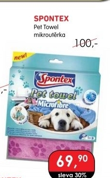 Ručník pro zvířata Pet towel Spontex