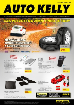 akční leták Auto Kelly 10.10.2016-6.11.2016