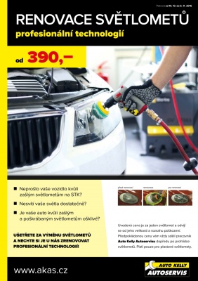 akční leták Auto Kelly 10.10.2016-6.11.2016
