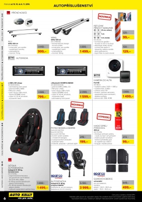 akční leták Auto Kelly 10.10.2016-6.11.2016