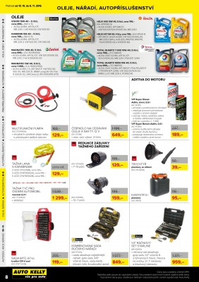 akční leták Auto Kelly 10.10.2016-6.11.2016