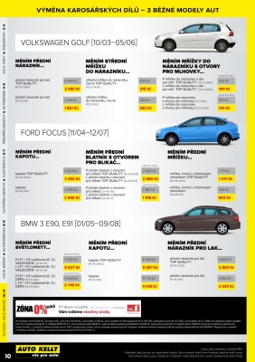 akční leták Auto Kelly 10.10.2016-6.11.2016