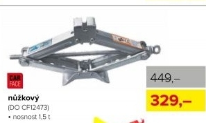 Hever nůžkový TÜV, GS, nosnost 1,5 t