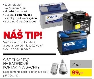 Čistící kartáč na bateriové kontakty a svorky