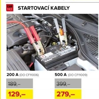 Startovací kabely CarFace, 200 A