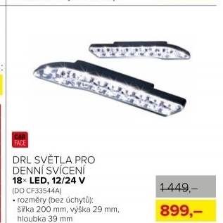 DRL světla pro denní svícení CarFace
