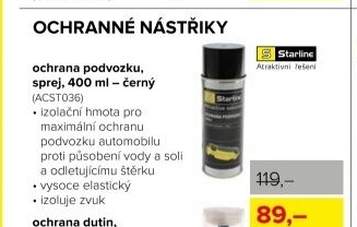 Ochrana podvozku Starline, sprej 400 ml