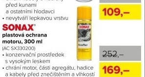 Ochrana plastových částí motoru, sprej 300 ml