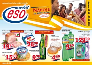akční leták ESO MARKET 12.10.2016-23.10.2016
