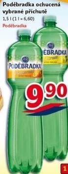 Ochucená voda Poděbradka