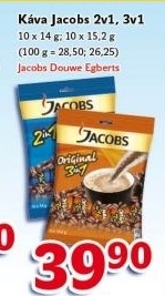 Instantní káva porcovaná 2v1 Jacobs