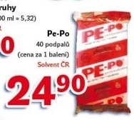 Podpalovač pevný Pe-Po
