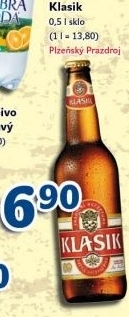 Pivo světlé výčepní 10° Klasik