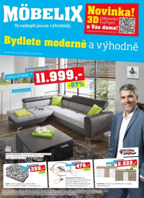 akční leták Möbelix 17.10.2016-30.10.2016