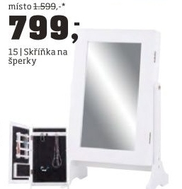Skříňka na šperky Ela