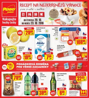 akční leták Penny Market 20.10.2016-23.10.2016