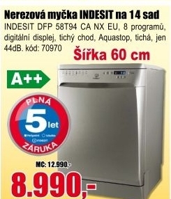 Myčka Indesit DFP 58T94 CA NX EU