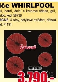 Sklokeramická varná deska Whirlpool AKT 8090/NE