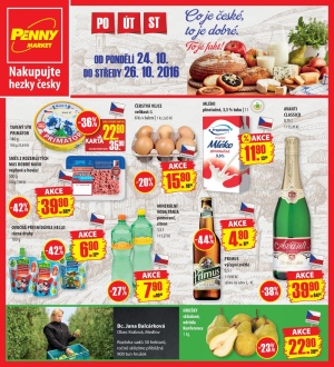 akční leták Penny Market 24.10.2016-26.10.2016