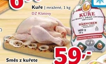 Kuře mražené DZ Klatovy