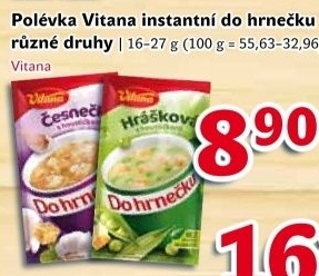 Instantní polévka do hrnečku Vitana