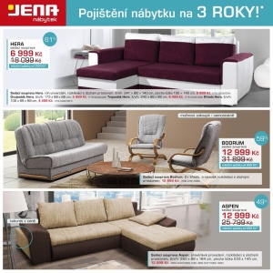 akční leták Jena nábytek 26.10.2016-8.11.2016