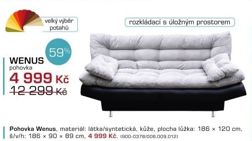 Wenus (doti 91 sk. B sedák + polštáře/madryt 1100 sk. B korpus)