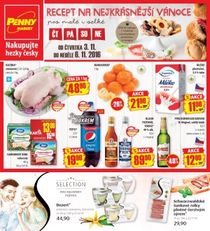 akční leták Penny Market 3.11.2016-6.11.2016