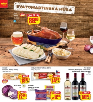 akční leták Penny Market 3.11.2016-6.11.2016
