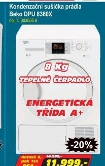 Sušička Beko DPU 8360X