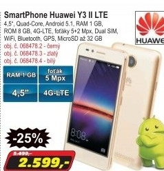 Mobilní telefon Huawei Y3 II