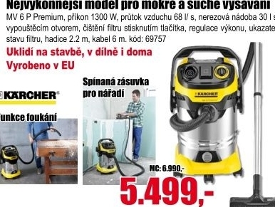 Mokrosuchý vysavač Kärcher WD6 P Premium