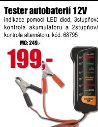 Tester autobaterií Sharks