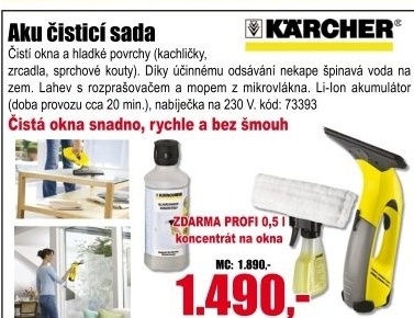 Aku-čistič oken WV Classic Kärcher