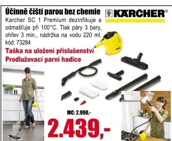 Parní čistič SC1 Kärcher