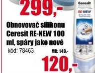 Obnovovač zašlého silikonu Ceresit