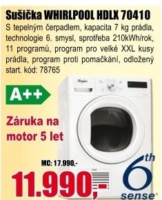 Sušička Whirlpool HDLX 70410