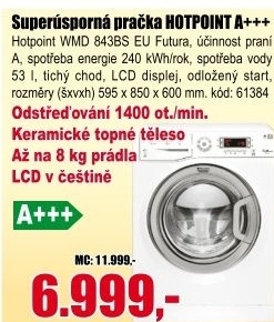 Pračka Hotpoint WMD 843BS EU Futura