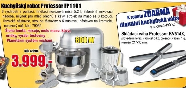 Kuchyňský robot Professor FP1101