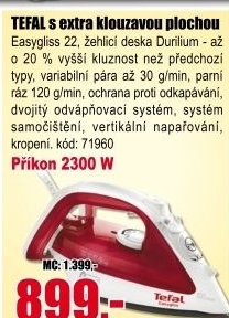 Žehlička Tefal FV3922E0 Easygliss 22