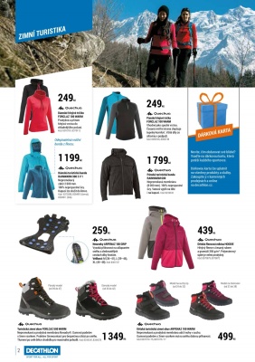 akční leták Decathlon 4.11.2016-3.12.2016