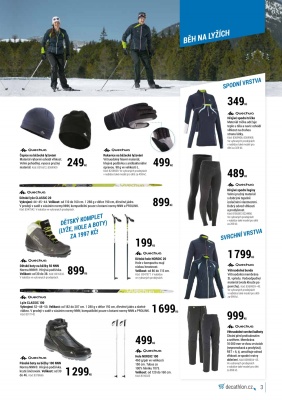 akční leták Decathlon 4.11.2016-3.12.2016