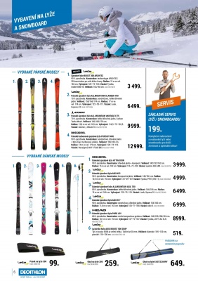 akční leták Decathlon 4.11.2016-3.12.2016