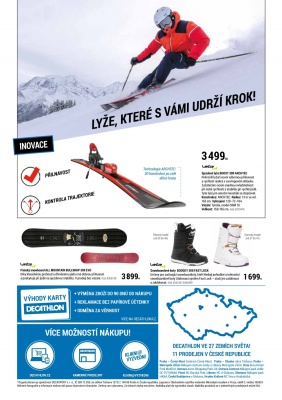 akční leták Decathlon 4.11.2016-3.12.2016