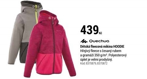 CHLAPECKÁ MIKINA S KAPUCÍ NA TURISTIKU ŠEDÁ