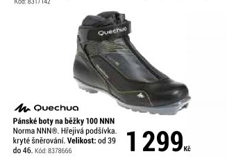 PÁNSKÉ LYŽAŘSKÉ BOTY CLASSIC 100 NNN NA KLASICKÉ TURISTICKÉ BĚŽECKÉ LYŽE