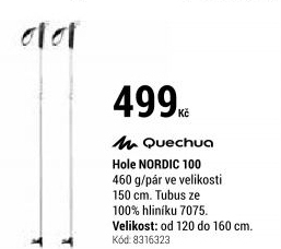 HOLE NORDIC 100 NA BĚŽECKÉ LYŽOVÁNÍ ČERNÉ